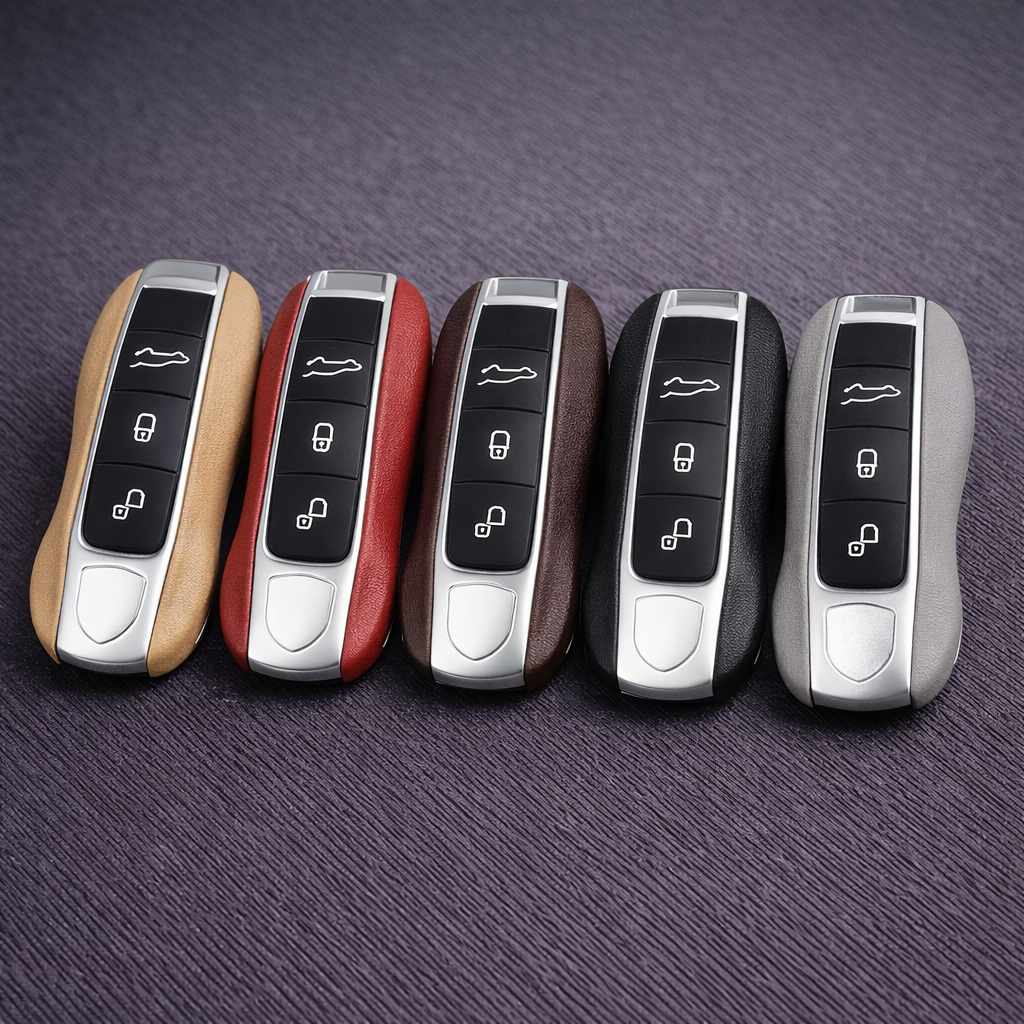 COK2 Porsche Cuir Véritable (Nouvelle clé)