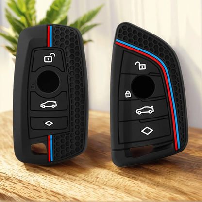 Silicone Car Key Case Cover Shell Fob for BMW F30 F31 F32 F34 F20 F21 F07 F10 1 3 5 7 Series X1 X3 G01 X4 G02 X5 F15 F16 M3 M4