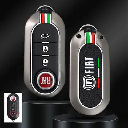 Car Remote Key Case Cover Protector Accessories Keychain Holder Shell for Fiat Ducato 500 500L Panda Grande Punto Lancia Musa