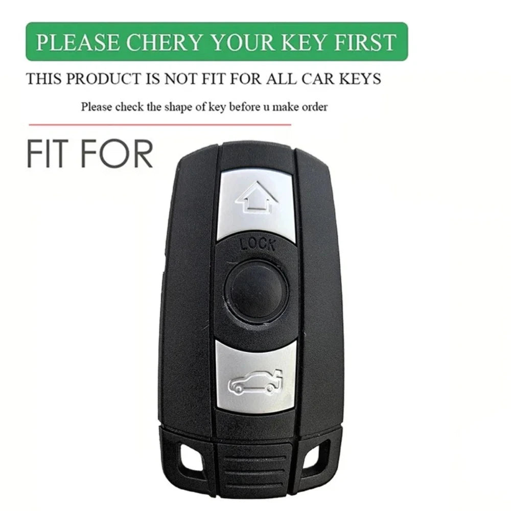 Silicone Car Key Case Cover For BMW E60 E61 E70 E81 E87 E90 E91 E92 X1 X5 X3 1 3 5 6 Series Z4 Key Protector Shell Accessories