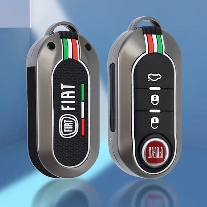 Car Remote Key Case Cover Protector Accessories Keychain Holder Shell for Fiat Ducato 500 500L Panda Grande Punto Lancia Musa
