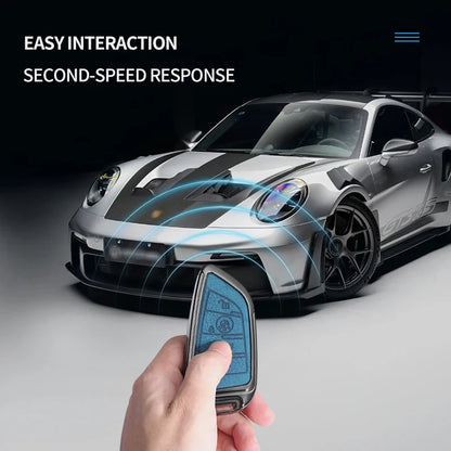 BMW Leather Car Key Case Protective Shell for BMW X1 X3 X5 X6 X7 1 3 5 6 7 Series G20 G30 G11 F15 F16 G01 G02 F48 Accessories