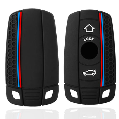 Silicone Car Key Case Cover For BMW E60 E61 E70 E81 E87 E90 E91 E92 X1 X5 X3 1 3 5 6 Series Z4 Key Protector Shell Accessories