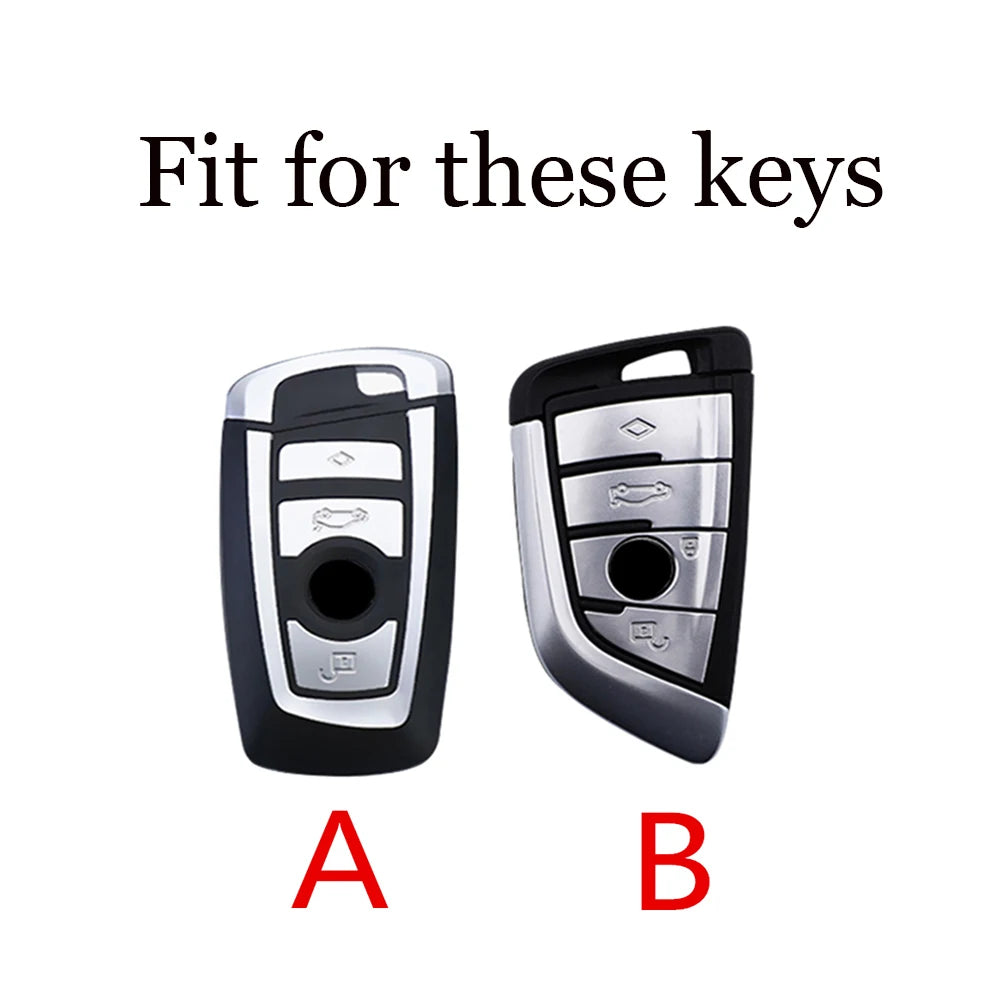 Zinc Alloy Car Key Case Cover Shell For BMW 1 3 5 7 Series X1 X3 X4 X5 X6 G20 G30 F15 F16 G01 G02 G05 F10 F20 F30 G07 F34